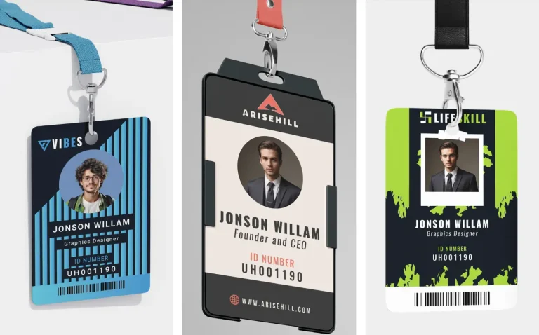 Modern ID Card Templates & Mockups (Ai & PSD)