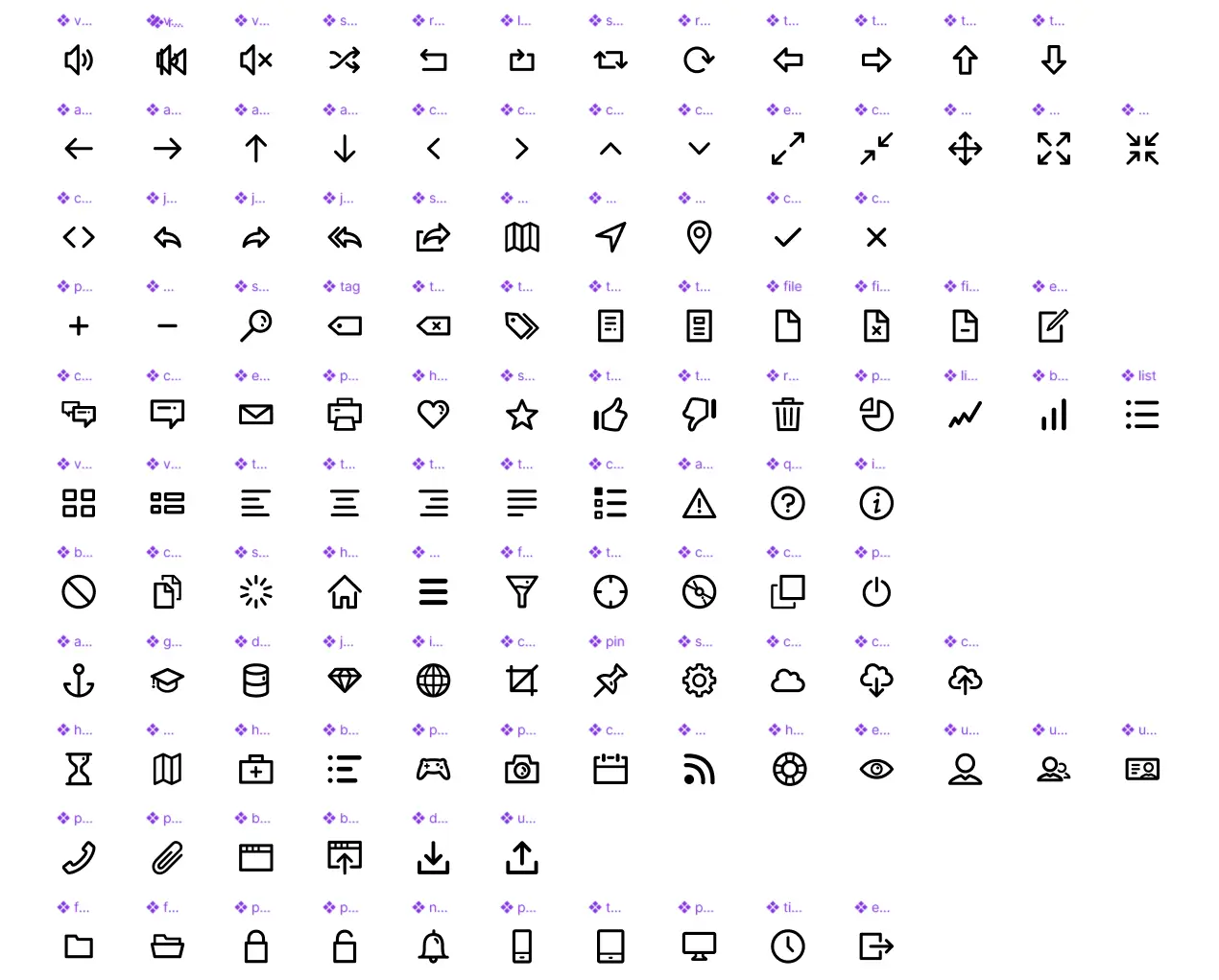 File Type Icons for UI Design