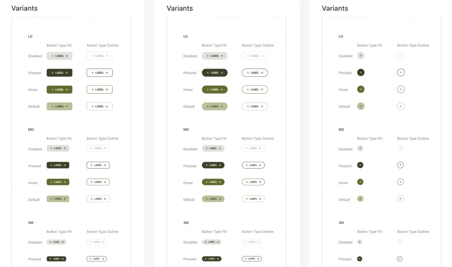 Modern Buttons UI Kit