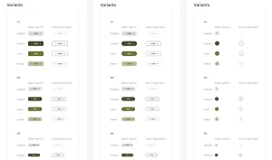 Modern Buttons UI Kit (3 Styles)