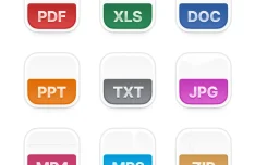 9 Free File Type Illustrations in Figma