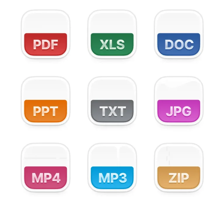 9 Free File Type Illustrations in Figma