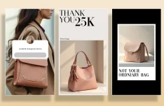Minimalist Fashion store Instagram story design template