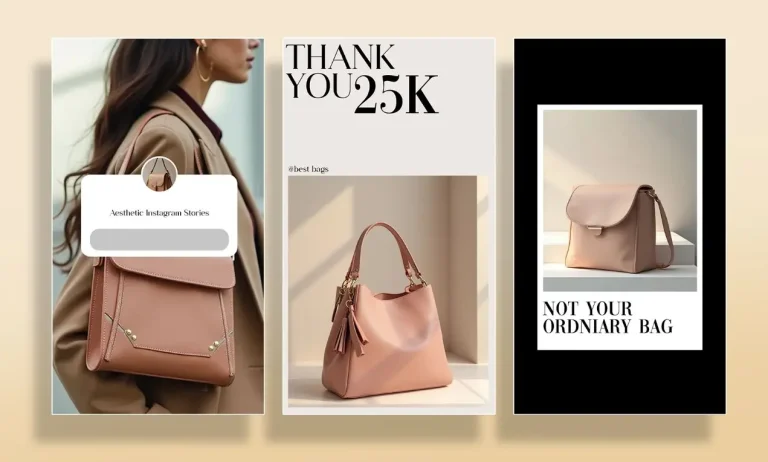 Minimalist Fashion store Instagram story design template