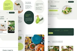 AI Recipe App Design in Figma