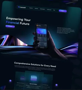 NexCash - Finance Website UI KIT