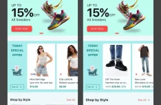 Modern iOS Clothing App UI Kit