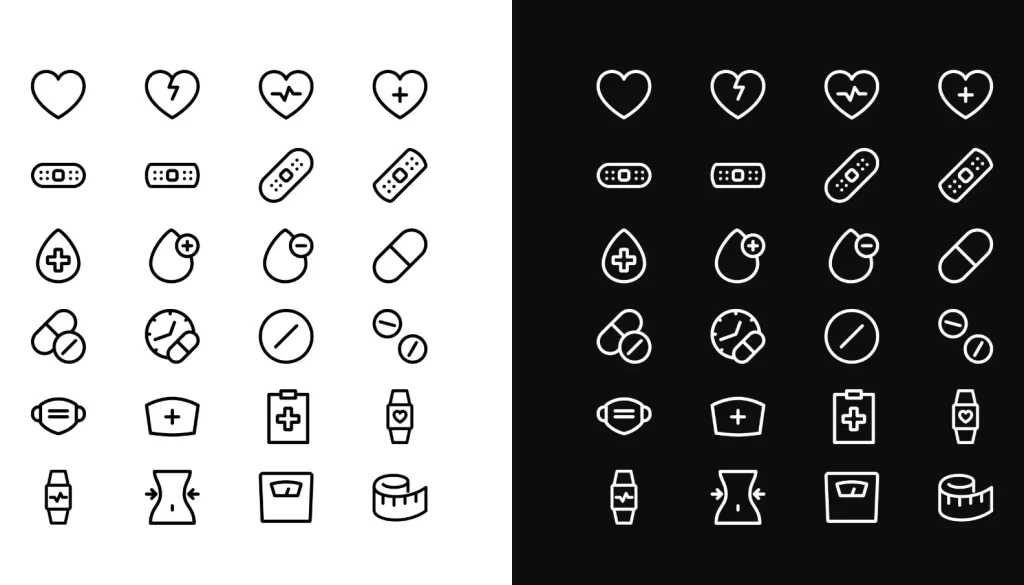 100+ Free Vector Medical Icons in Figma