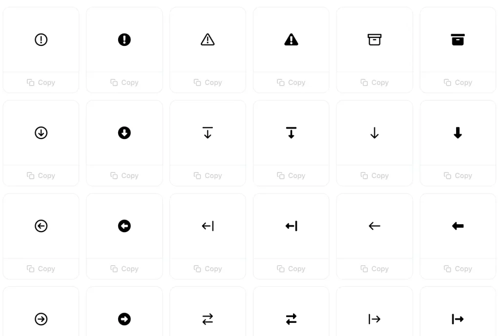 440+ Free UI Design SVG Icons