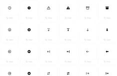 440+ Free UI Design SVG Icons