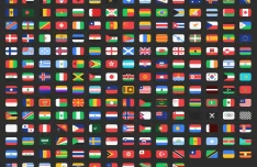 200+ Free Rounded Flags in Figma