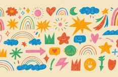 Playful Doodle Shapes Figma