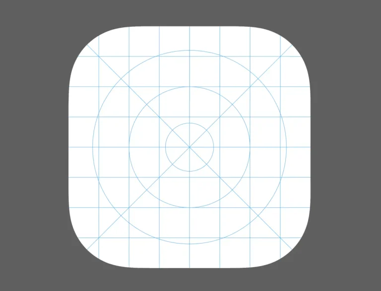 Official iOS 26 App Icon Template Figma