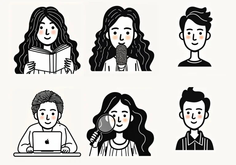 20 Avatar Illustrations (PNG & SVG)