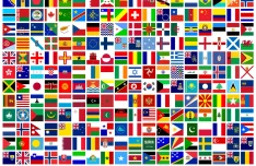 Country Flag SVG Icons 1x1 & 4x3 Formats