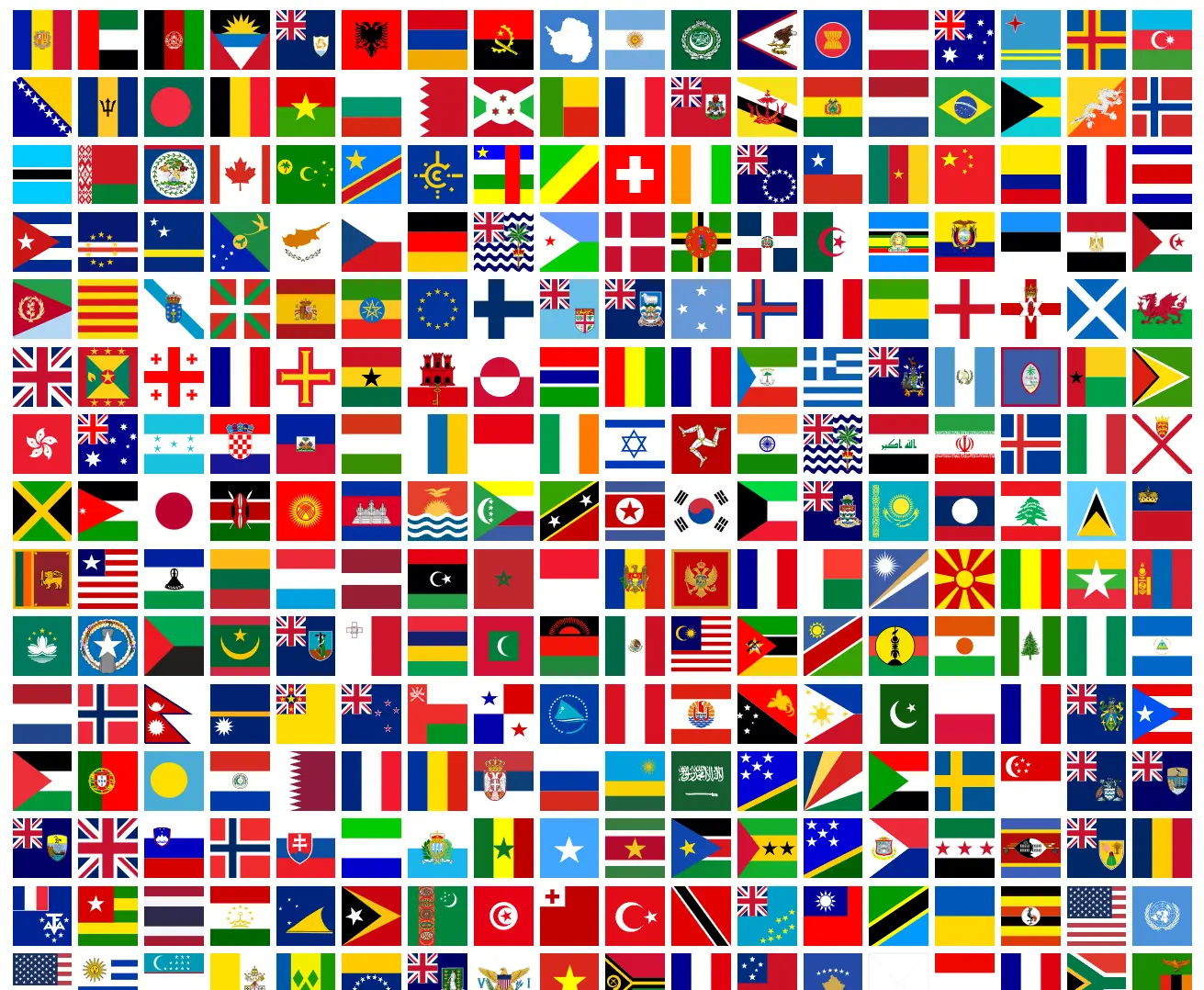 Country Flag SVG Icons