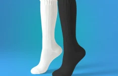 Realistic Customizable Socks Mockup PSD