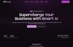 Modern AI Landing Page UI Kit Figma