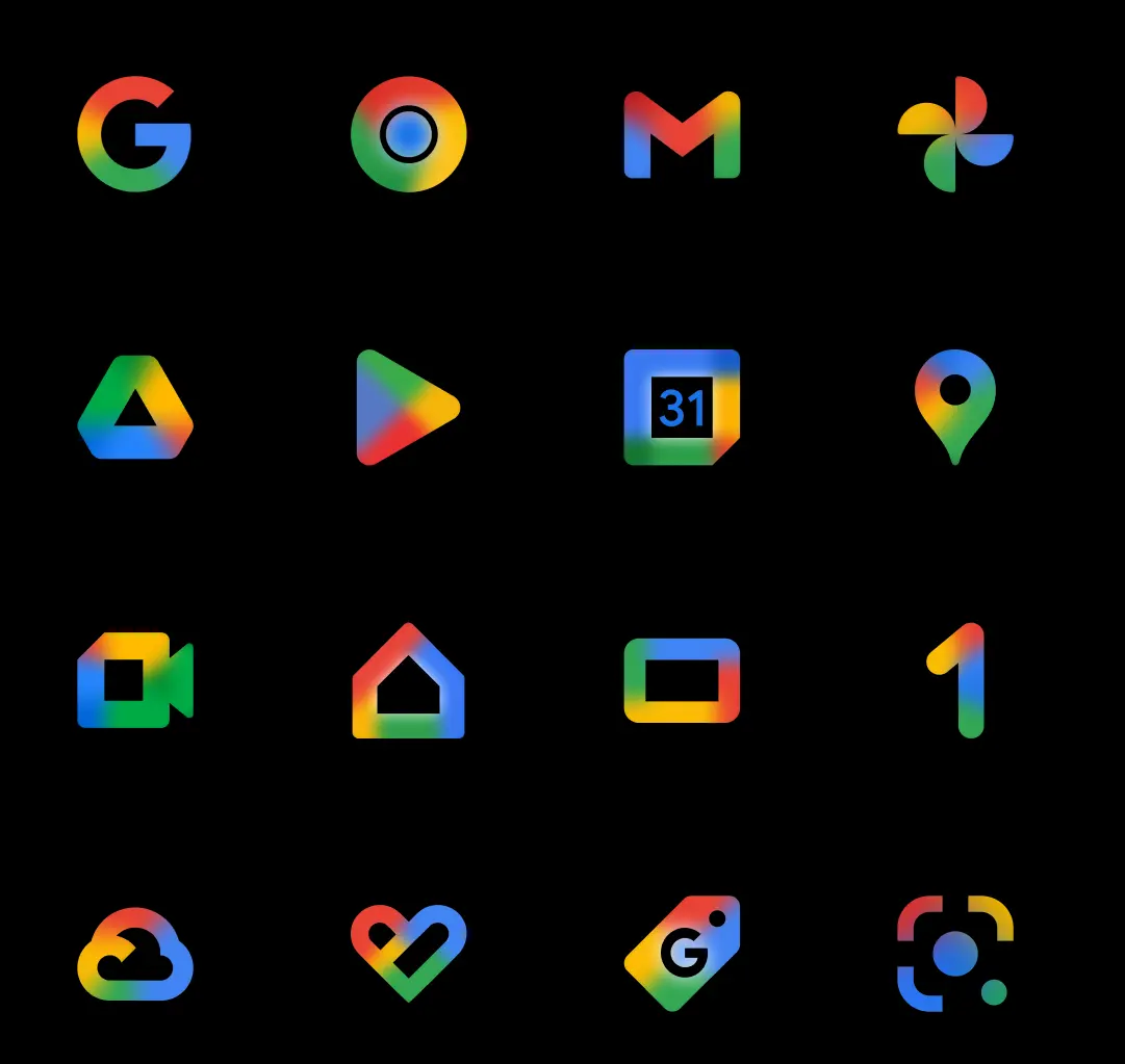 16 Free Gradient Google Product Icons/Logos