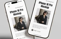 6 Free iPhone 16 Pro Mockups