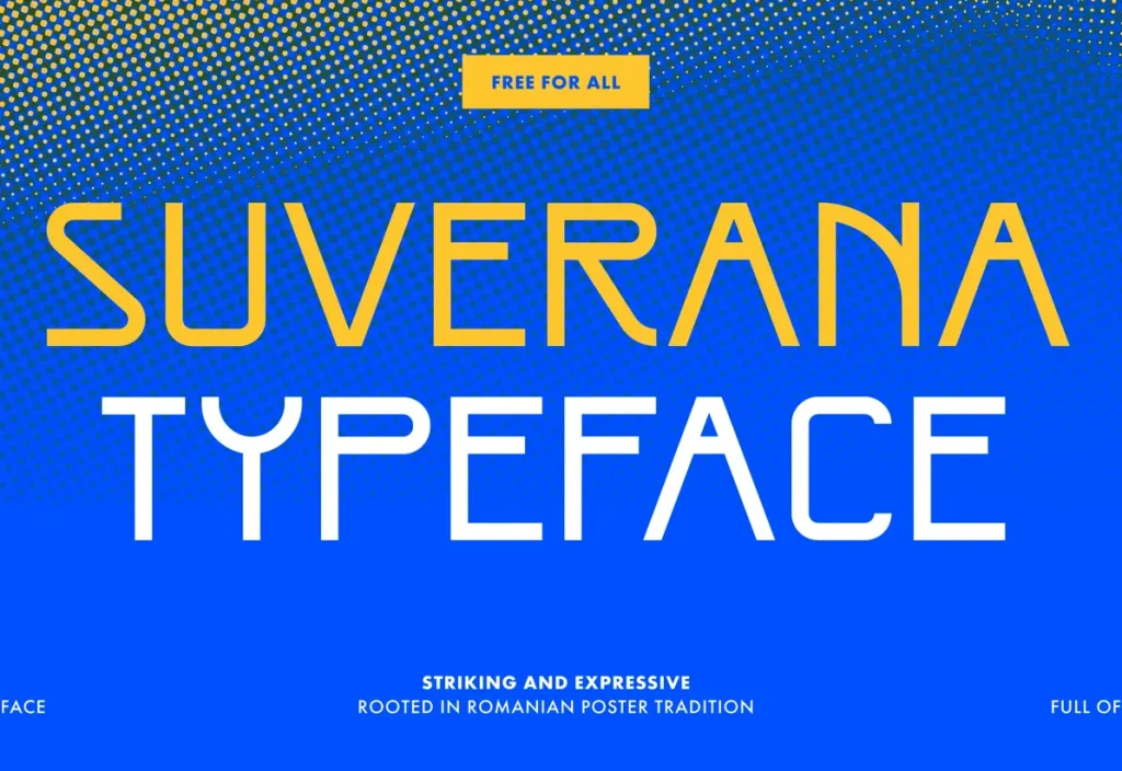 Suverana Display Typeface
