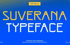 Suverana Display Typeface