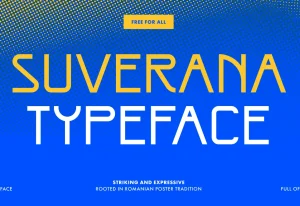 Suverana Display Typeface