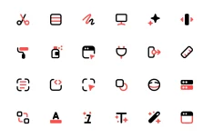 24 Free Duotone Icons for AI Tools