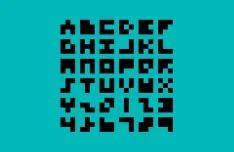 3x3 Pixel Font
