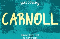 Carnoll Handwritten Font