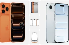 Realistic iPhone 17 and 17 Air Mockups for Figma