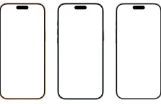 Minimal iPhone 17 Vector Mockup Set