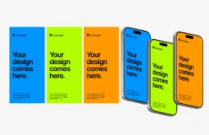 Multi-screen iPhone 17 Pro Mockup for Figma