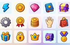 12 Free Colorful Game Vector Icons Figma