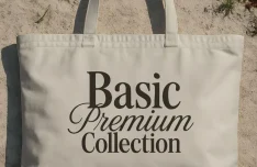 Premium Quality Tote Bag PSD Mockup