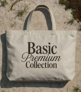 Premium Quality Tote Bag PSD Mockup