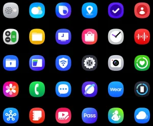 Samsung Galaxy App Icon Collection