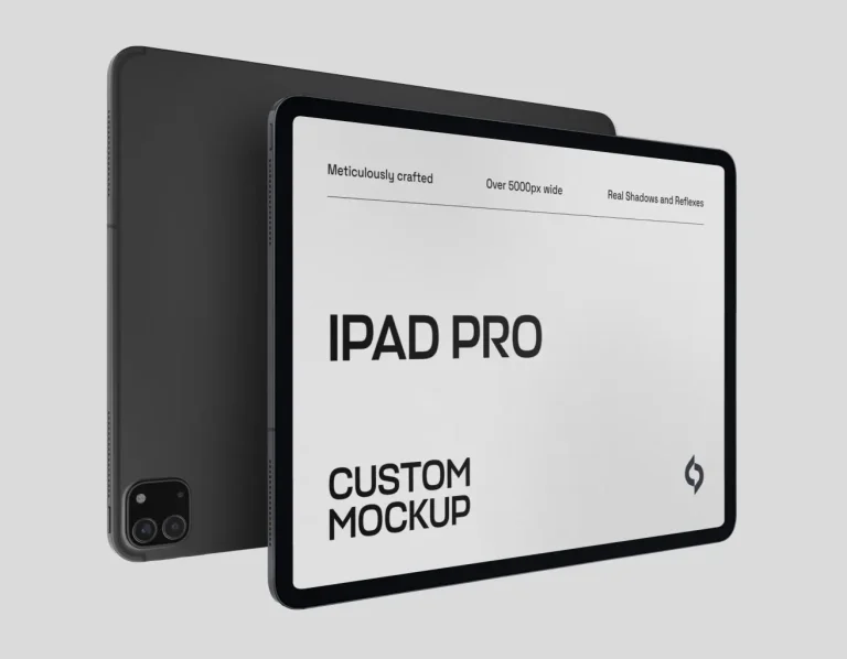 3 Free Realistic iPad Pro Figma Mockups