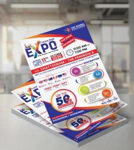A4 Flyer Poster PSD Mockup for Professional Presentations
