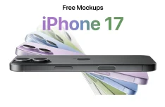 iPhone 17 Figma Mockups in 5 Colors