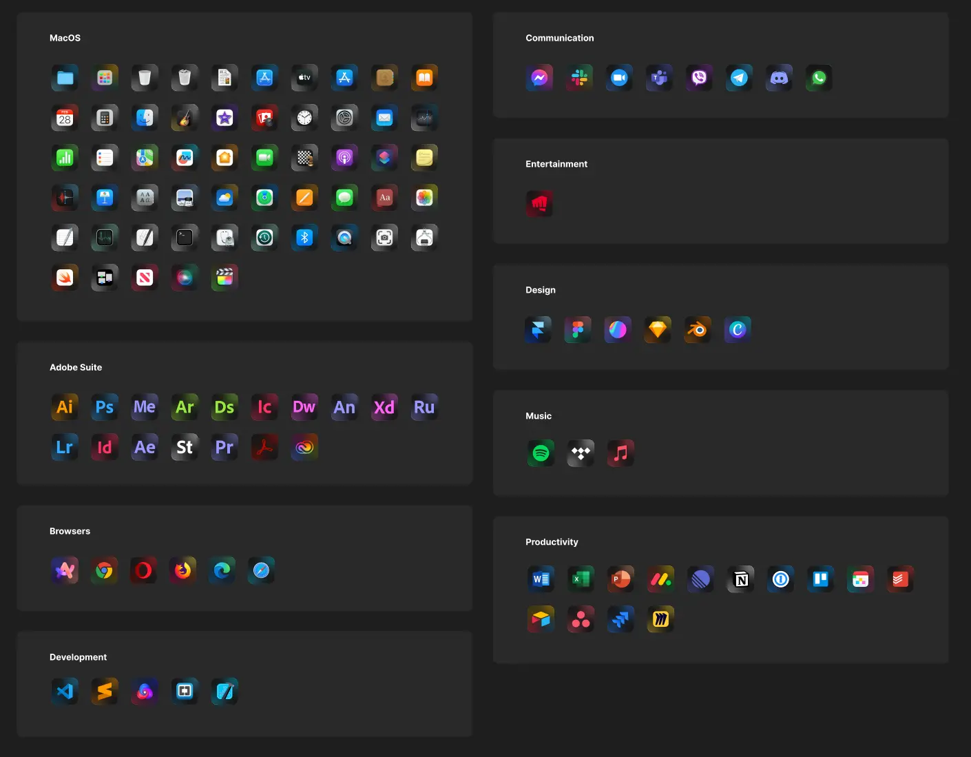 100+ Free MacOS System & App Icons