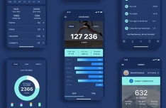 Tracking iOS App UI Kit (30+ Screens)