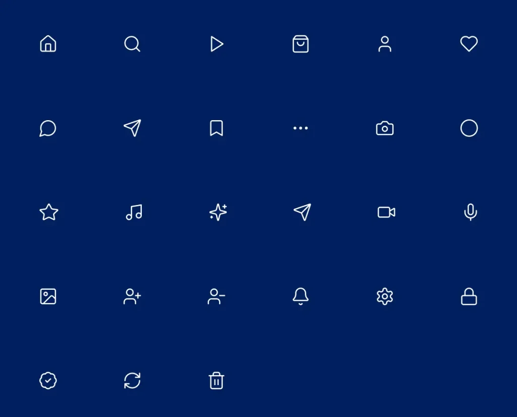 20+ Free Icons for Dashboards & Social Apps