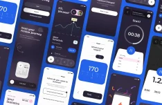 AI Fitness & Health App UI Kit for iOS & Android (Figma)