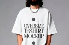 Streetwear T-Shirt Mockup PSD