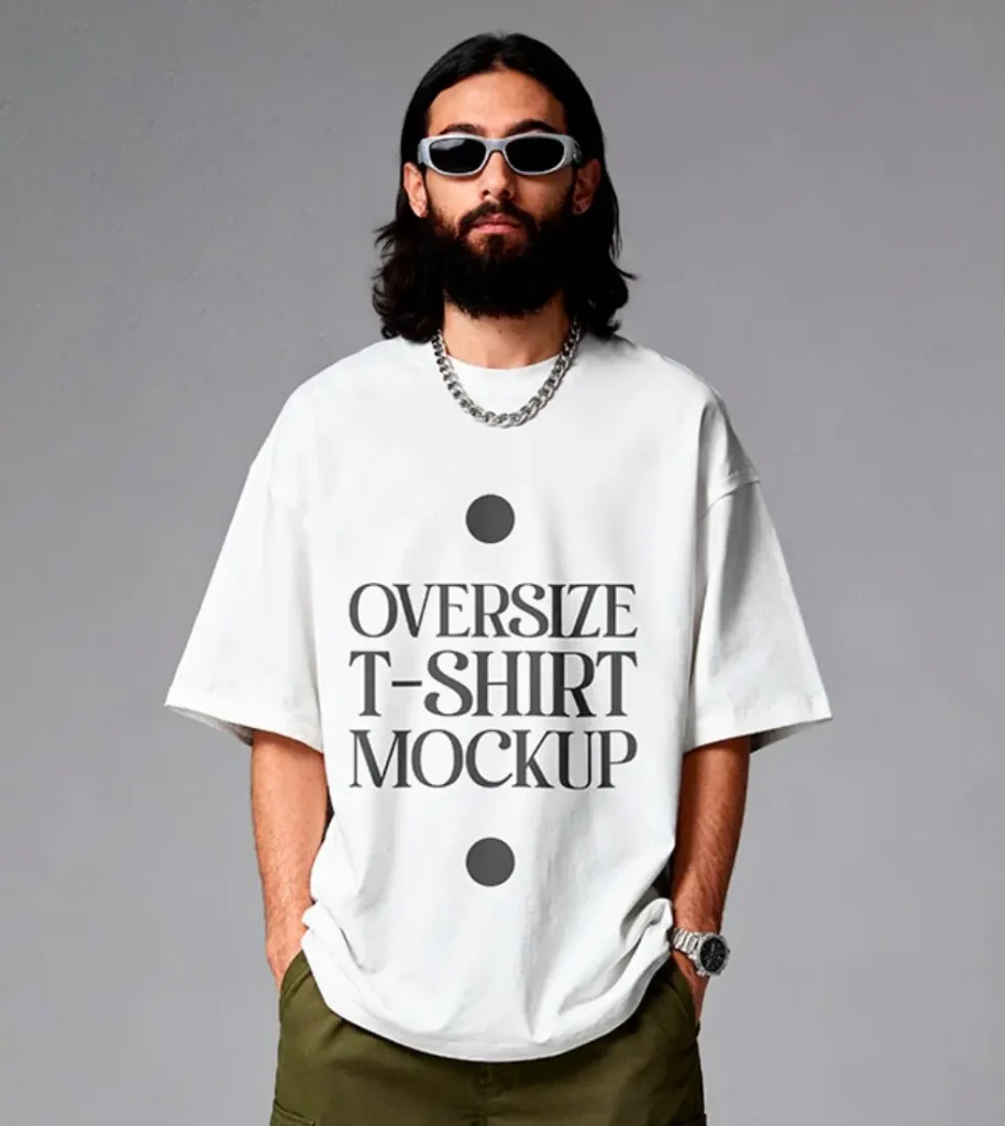 Streetwear T-Shirt Mockup PSD