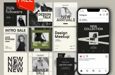 Modern Professional Instagram Post Mockups for Figma