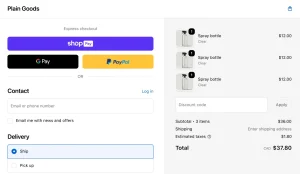 Shopify Checkout & Account UI Kit for Figma