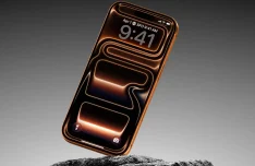 Floating iPhone 17 Pro Figma Mockup 3 Color Variants