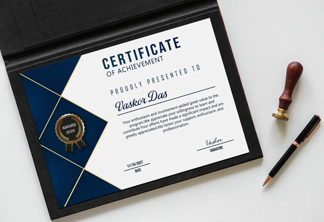 Download 2 Free Modern Certificate PSD Mockups